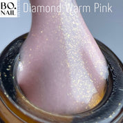 BO. Rubber Base Diamond Warm Pink