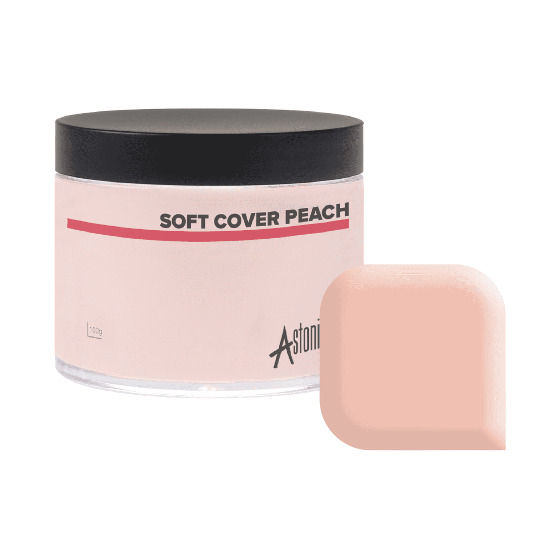 Acrylic powder soft cover peach astonishing