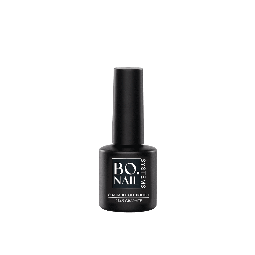 BO. Soakable Gel Polish #145 Graphite 7ml - Bottle