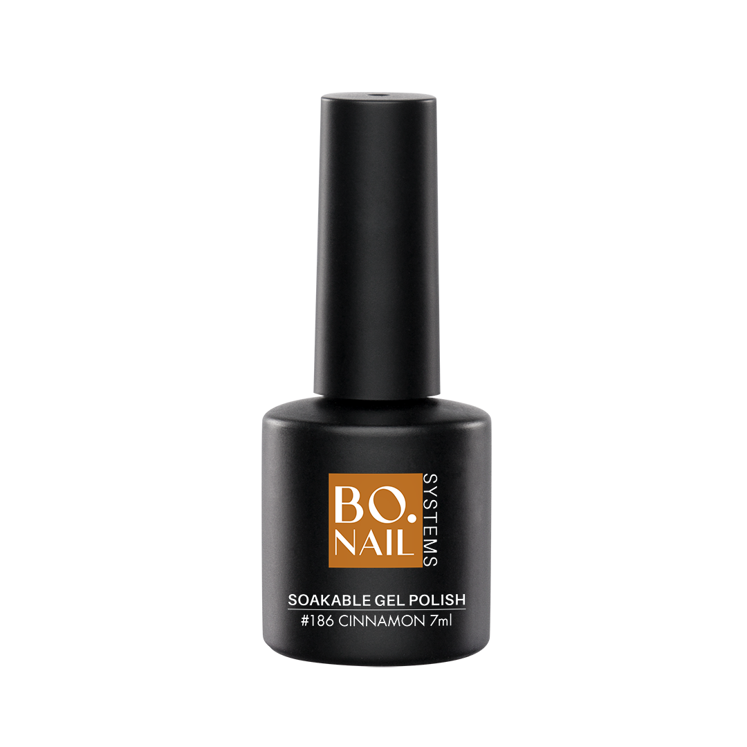 BO. Soakable Gel Polish #186 Cinnamon 7ml - Bottle