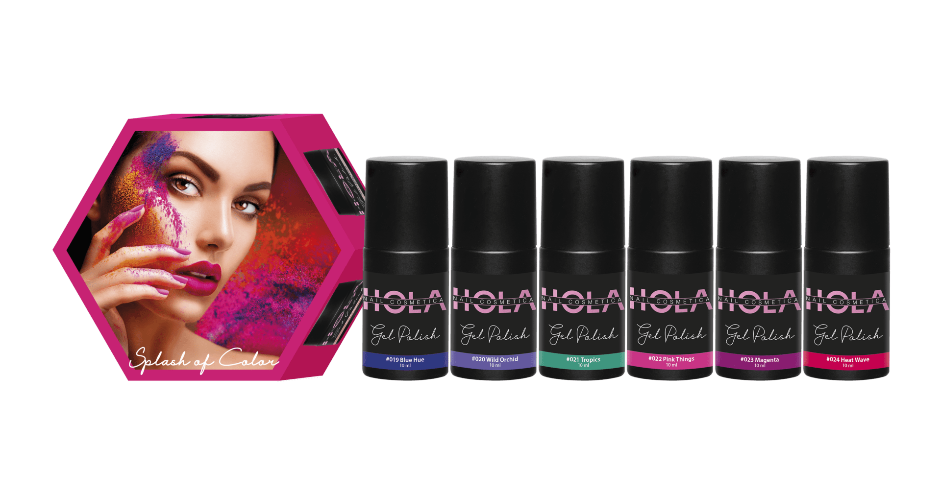 Hola Splash of Color Gel Polish Collection