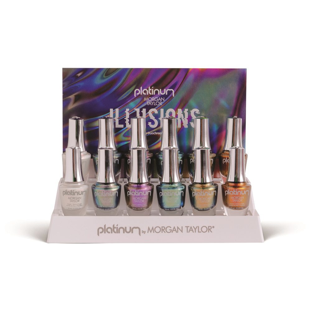 Morgan Taylor Platinum Illusions 12pc Display
