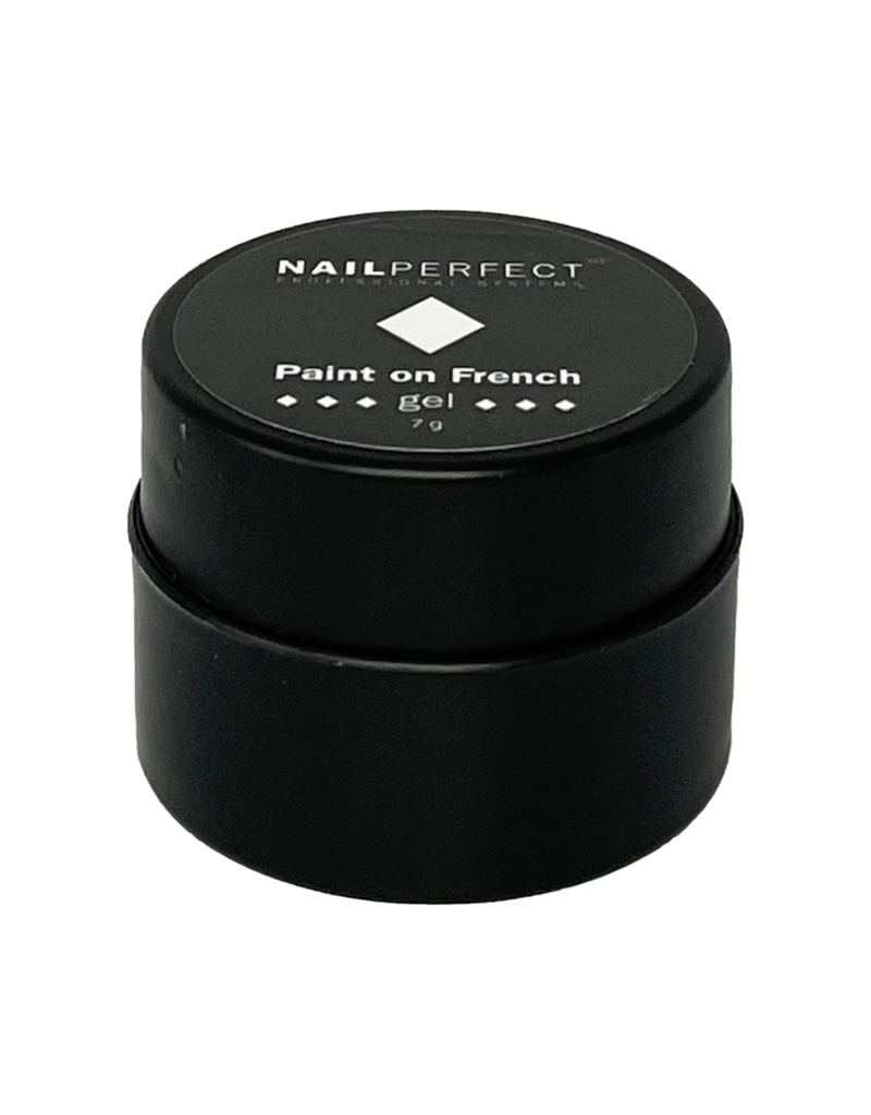 Nail Perfect Paint On French Gel (White)