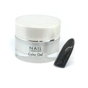 Nail Creation Color Gel – Sparkly Black